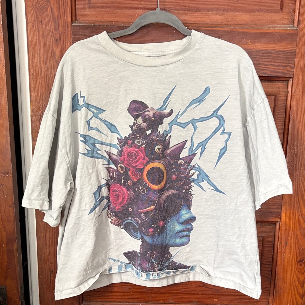 Fifth Loop Cropped Tee Size XL heavyweight cotton